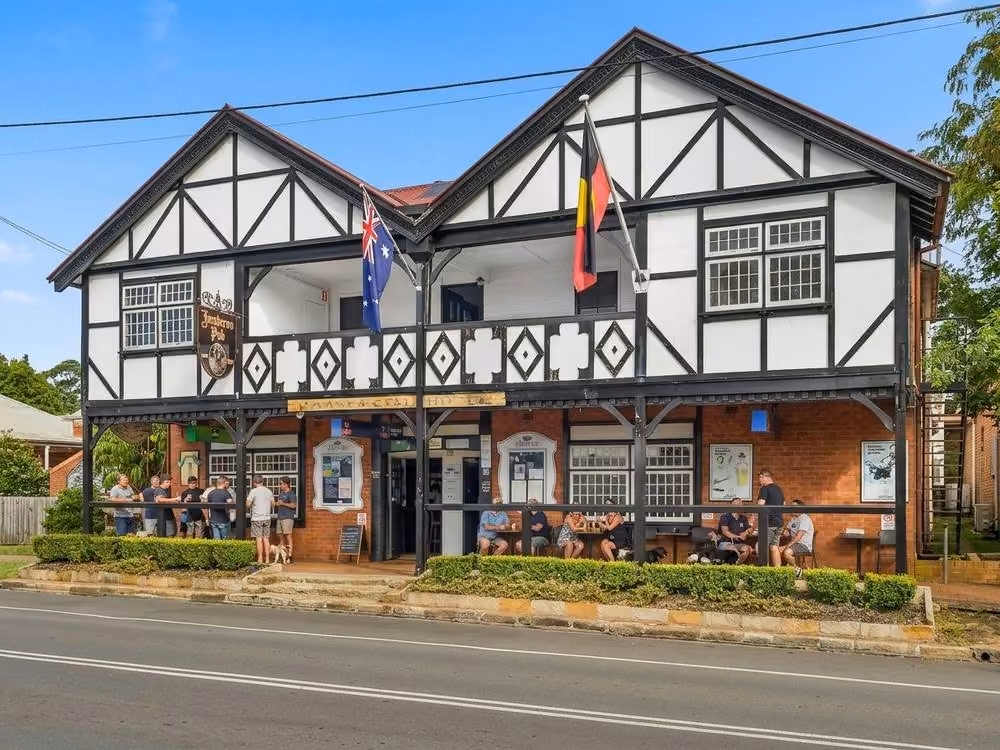 The historic Jamberoo Pub in the village centre