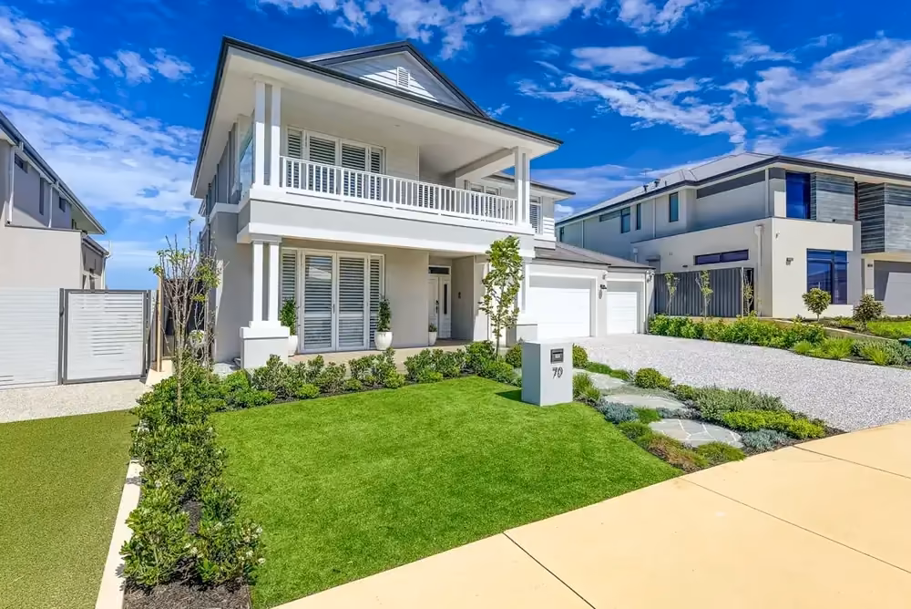 Front lawn of a home in the Shellharbour area